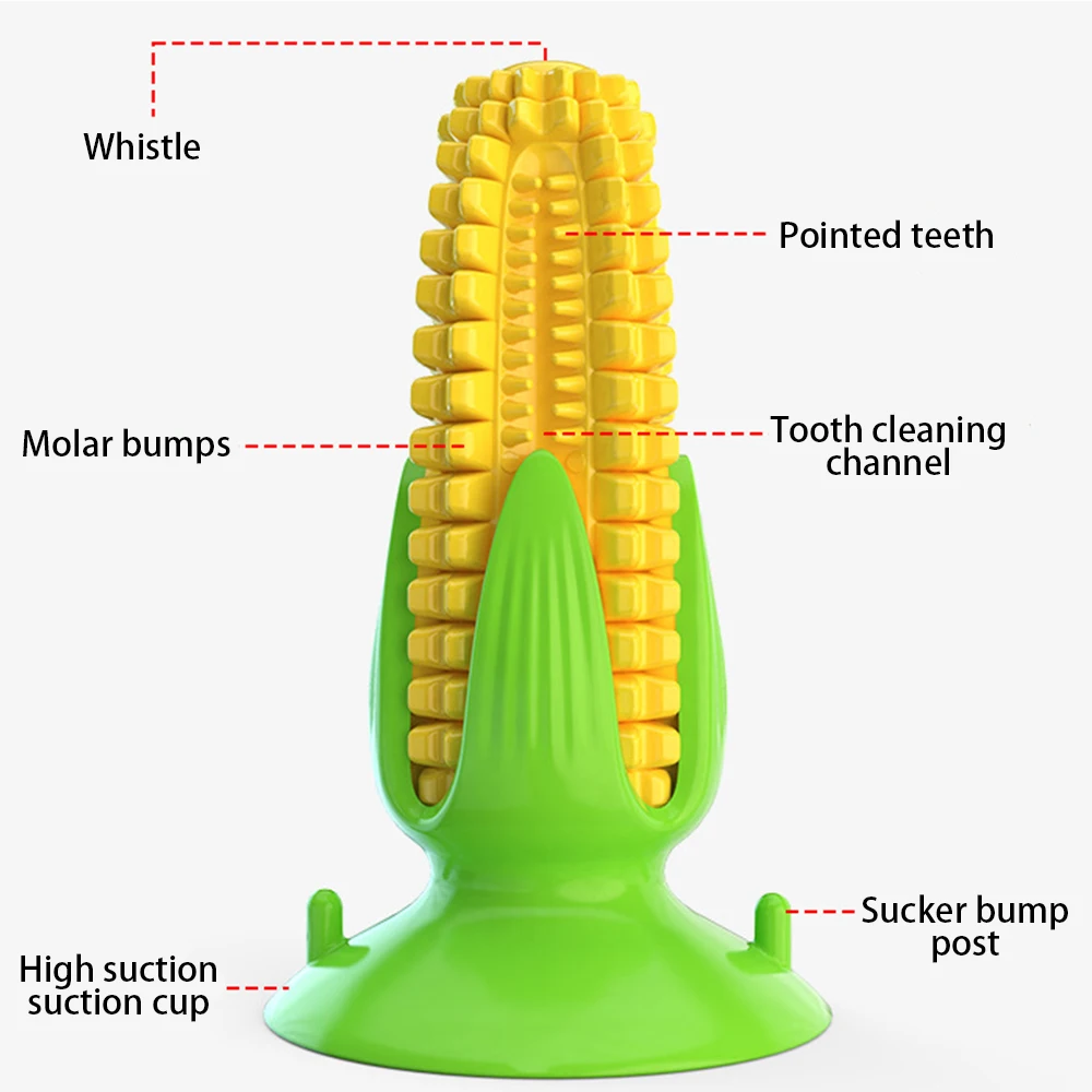 

Pet Cat Dog Toys Biting Corn Molar Stick Resistant Toothbrush Practical Teeth Playing Chasing Chewing Pet Products Accessories