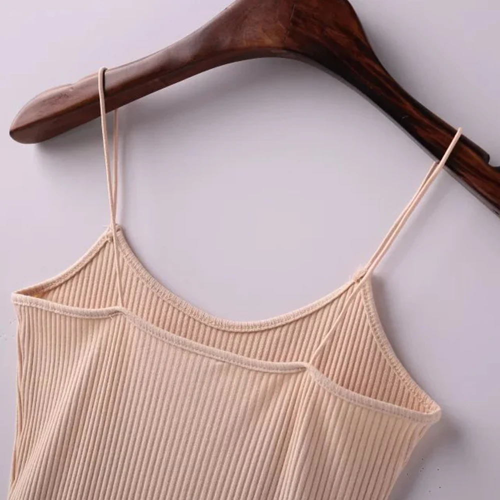 

Sexy AA Style Brandy Melville Spaghetti Strap O-Neck Rubber Bodycon Slim Sheath Packege Hips Mini Dress Trendy Women 5 Colors