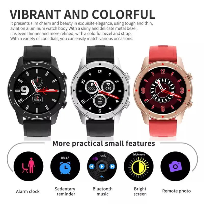 

F50 Smart Watch Bluetooth Call Custom Dial Men Heart Rate Fitness Tracker Smartwatch Women Wearable Devices Wristbands