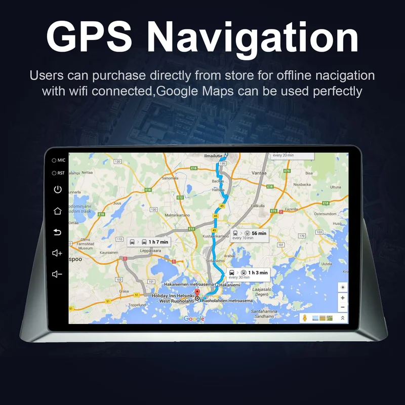 DSP 2 ГБ + 16 Android 10 1 Автомобиль Радио RDS IPS Экран GPS Bluetooth навигация Зеркало Ссылка