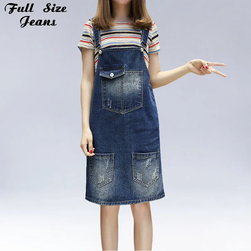 Большие размеры повседневные женские джинсовые Сарафаны с карманами Xxxl 4Xl 5Xl