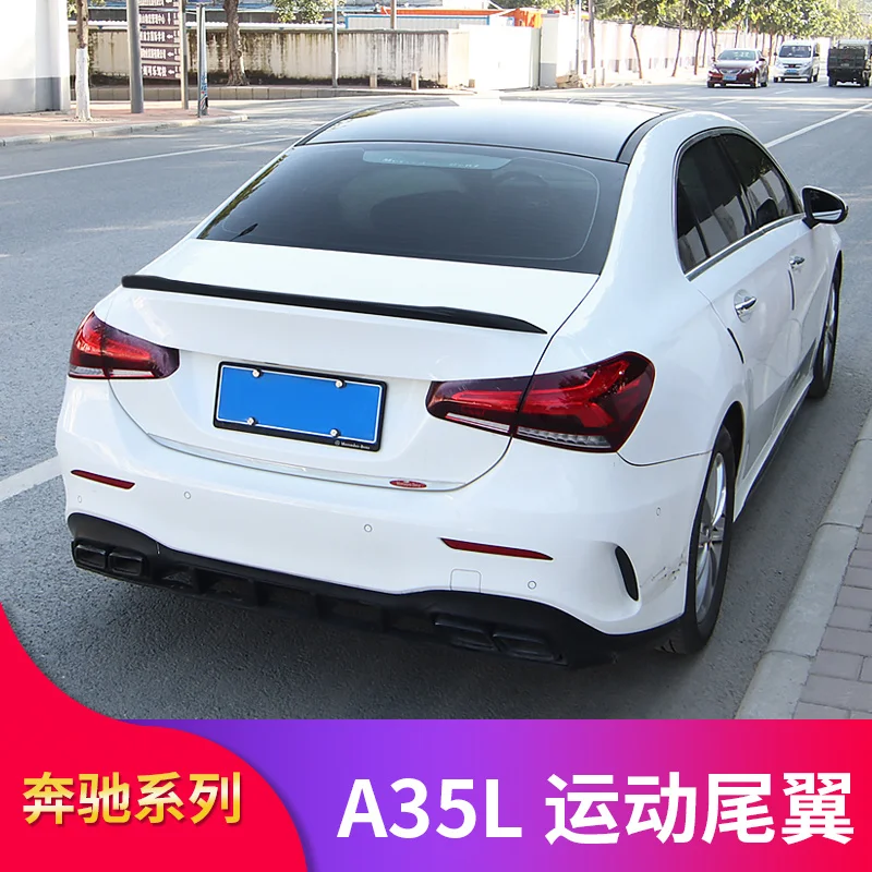 

Suitable for Benz Mercedes New A-class A200l A180l A220l Modified Amg A35l A45s Rear Throat Tail Lip