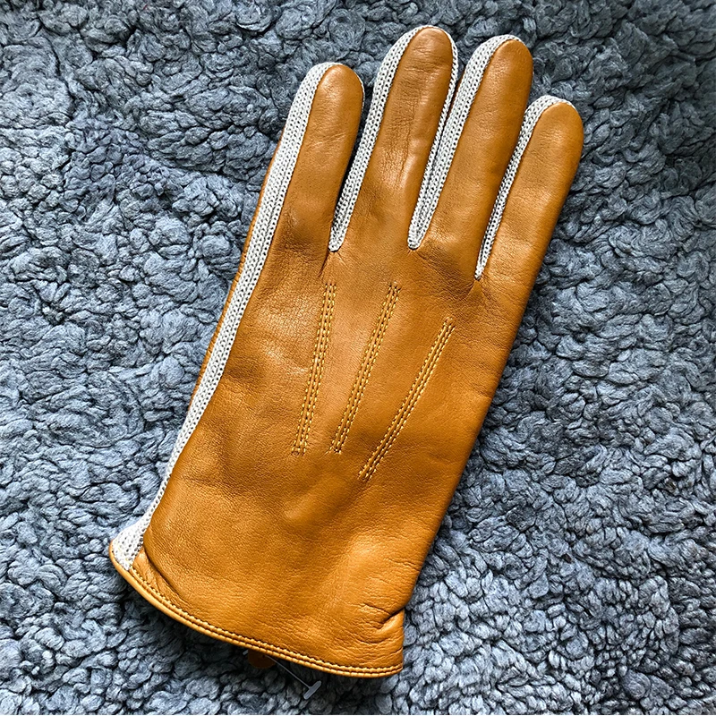 Мужские кожаные перчатки из овечьей кожи|Мужские перчатки| |