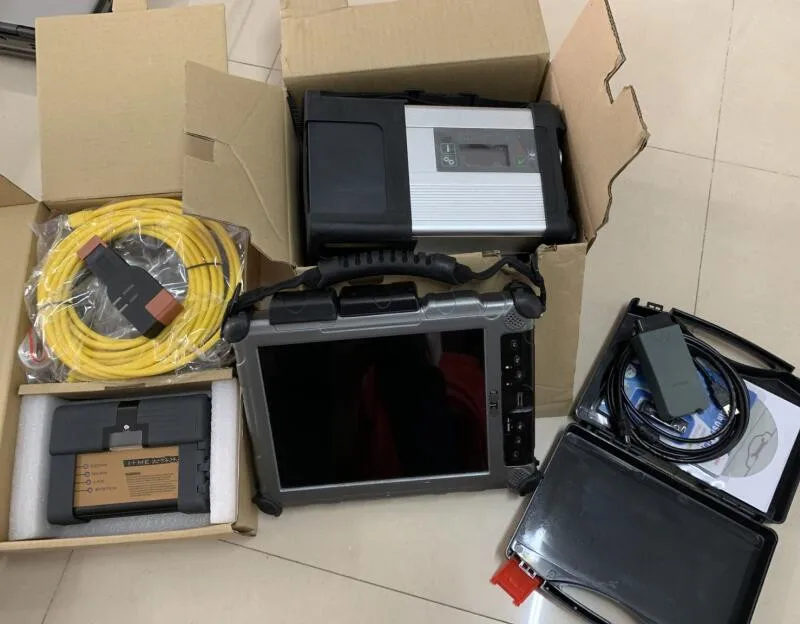 

3in1 Mb Star Sd c5 for Bmw Icom a2 B C 5054 a Diagnose Tool Software Ssd 1tb Laptop Xplore Ix104 i7 Tablet Ready to Use