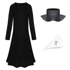 Аниме мультфильм Черный кот Хэллоуин Косплей костюмы ужас Забавный стимпанк чума доктор птица Дети Хэллоуин подарок