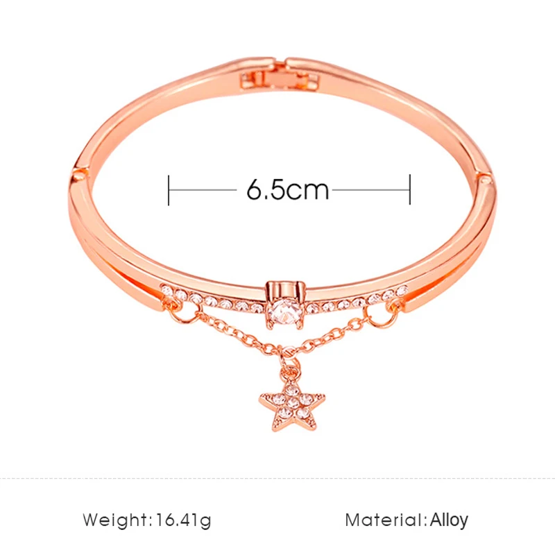 Женский металлический браслет с подвеской в виде пентаграммы|Браслеты шармами| |