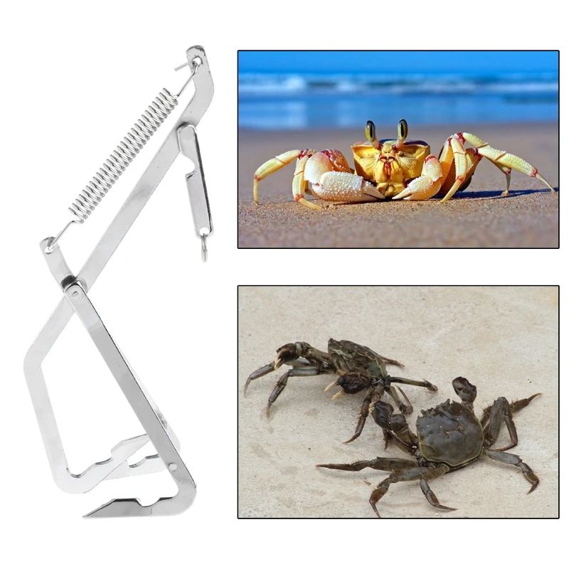 

Crab Grabber Stainless Steel Clamp Pike Fishing Traps Tackle Handle Accessories D0AE