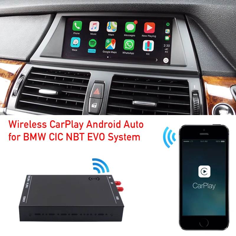 Усовершенствованная радиосистема X5 E70 CIC беспроводной модуль интерфейса carplay android