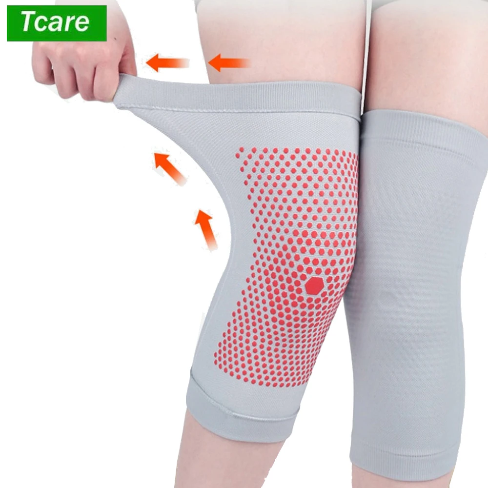 

Tcare 1Pair Fashion Tourmaline Self Heating Support Knee Pads Brace Warm for Arthritis Joint Pain Relief and Injury Recovery New