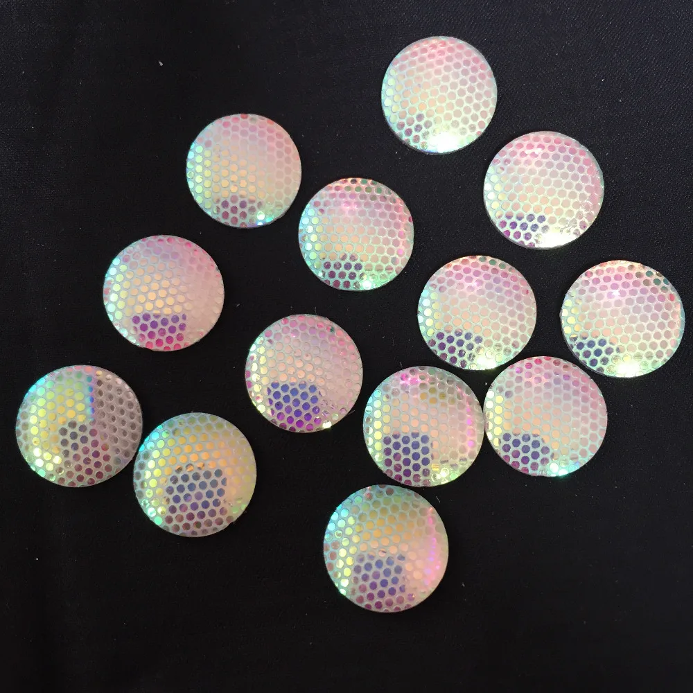 Новинка 80 шт. AB Смола 11 мм Круглая Плоская задняя Стразы Скрапбукинг свадебное