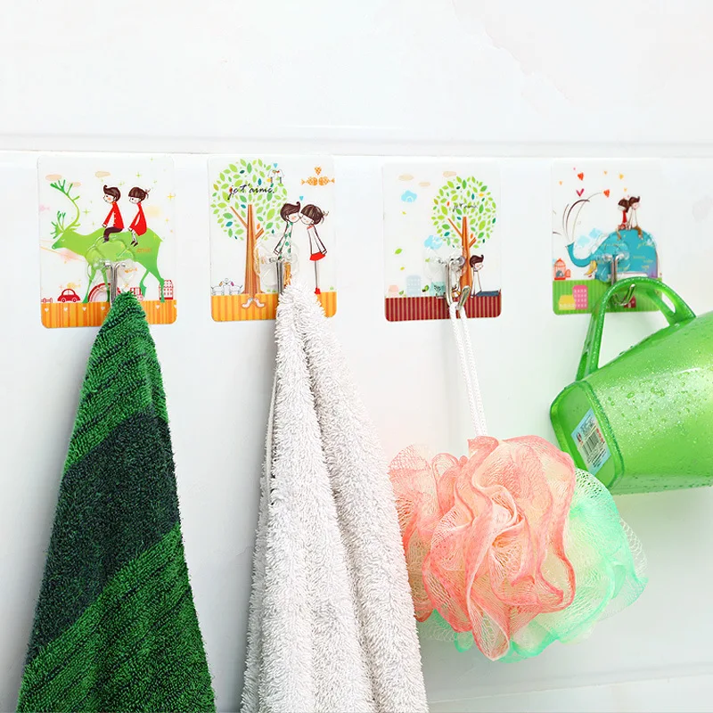 Крючки прозрачные водостойкие не оставляющие следов 5 шт./компл. | Дом и сад