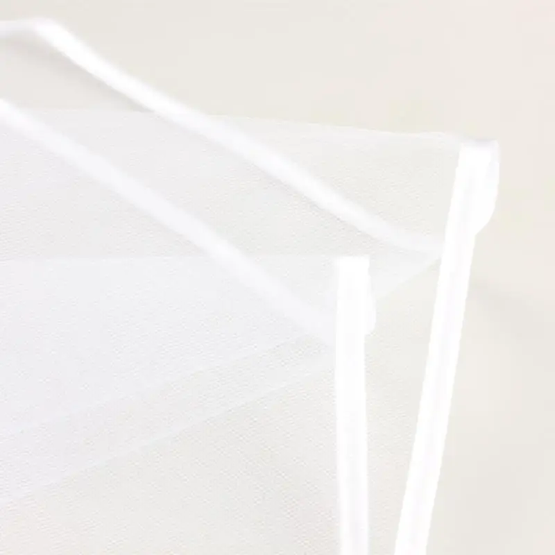 Фата свадебная короткая простая двухслойная с гребнем Белый/цвет слоновой кости