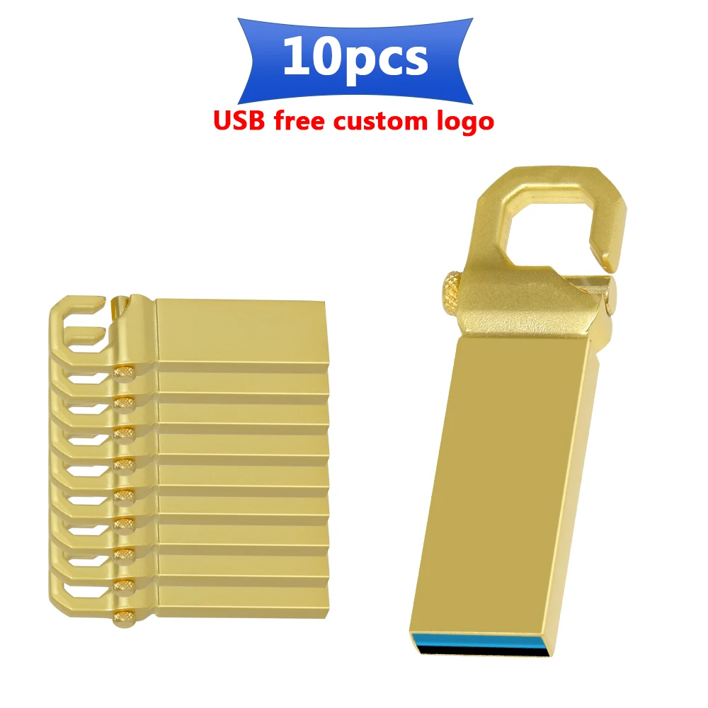 

Флеш-накопитель usb в металлическом корпусе, 10 шт.