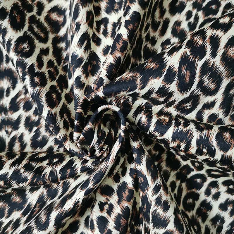 Хорошая сексуальная хлопковая ткань с леопардовым принтом для квилтинга