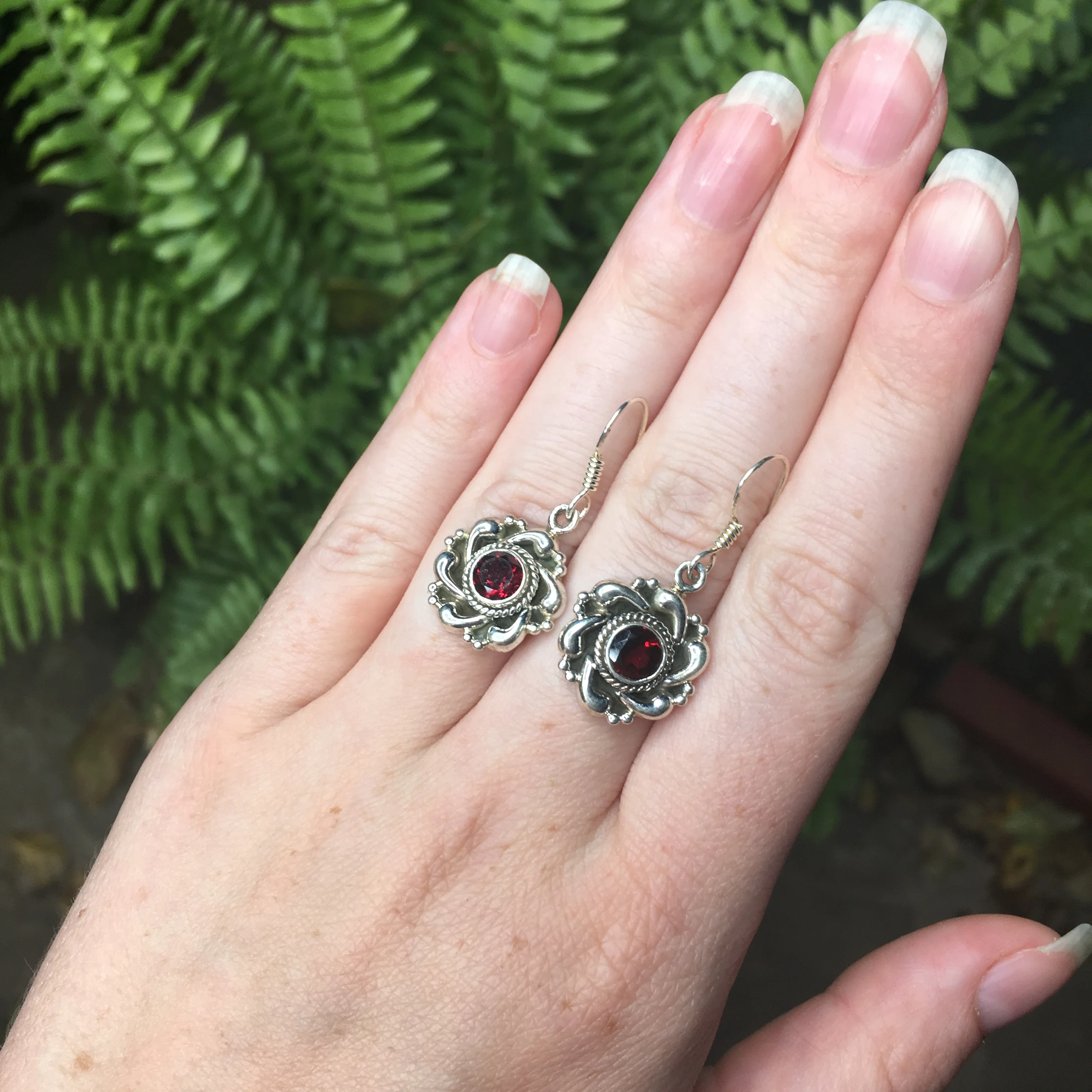 Серьги подвески из аметиста 3 2 см|Серьги-подвески| |