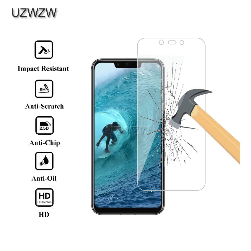2.5D 0,26 мм закаленное стекло для huawei mate 20 Lite Защитное стекло для экрана Защитная пленка для huawei mate 20 Lite