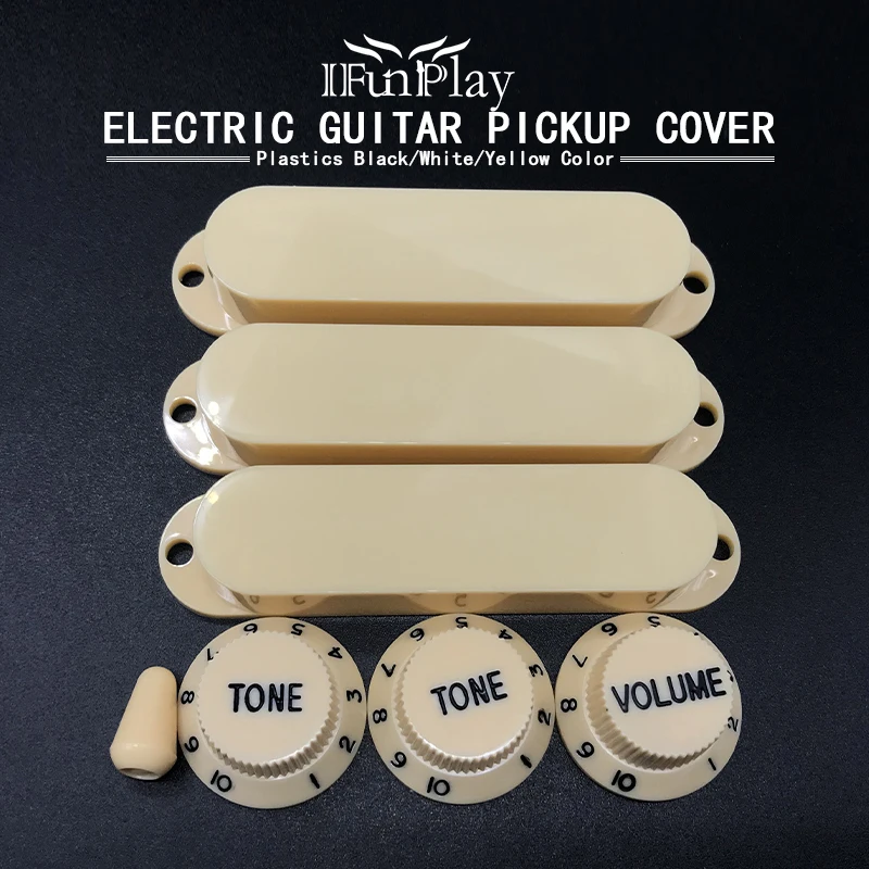 3 шт. одновитковая катушка гитарный звукосниматель Чехлы Пластик громкость звука