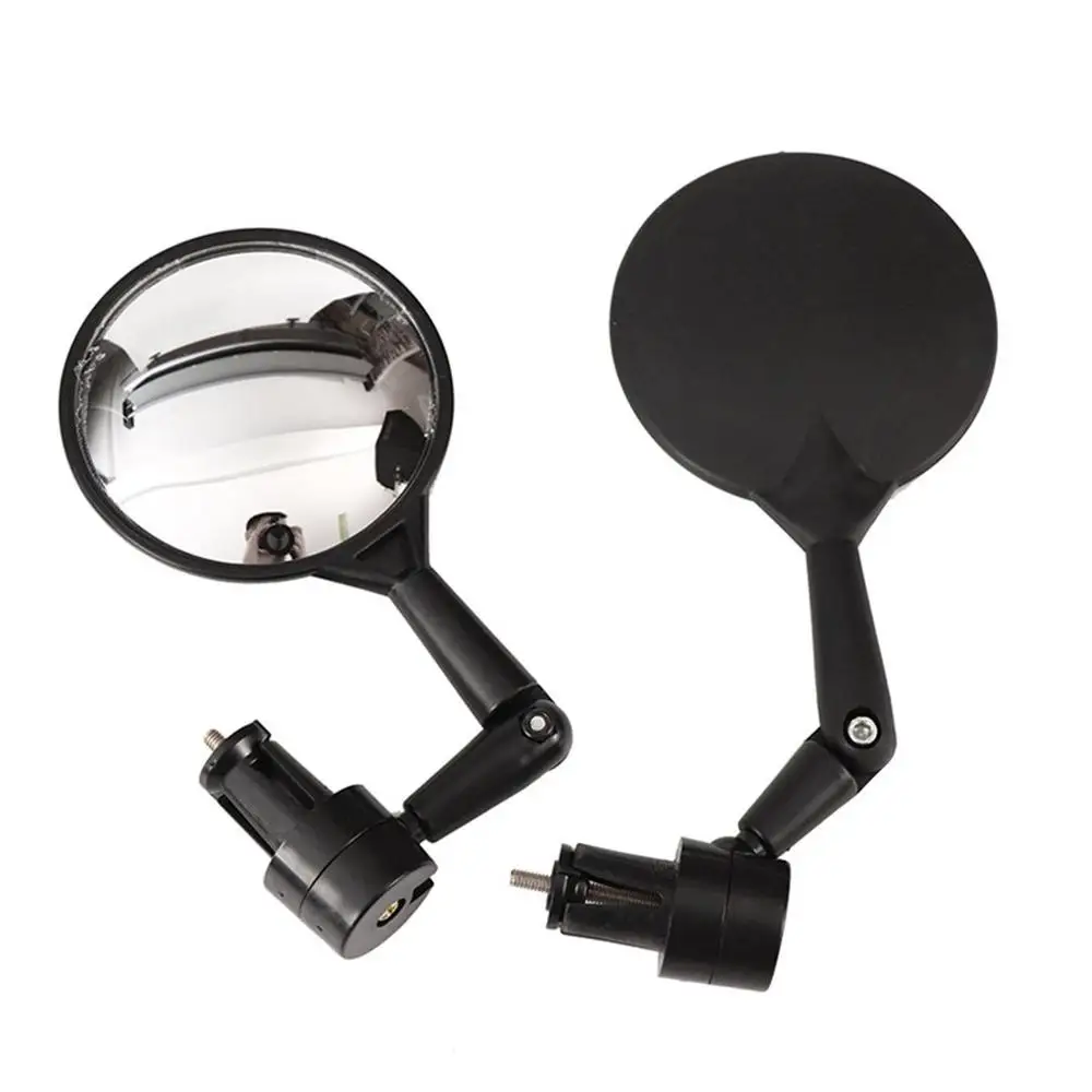 Sepeda Stang Spion Universal Gunung Sepeda Kaca Spion Wide-Angle Cermin Datar Peralatan Berkuda
