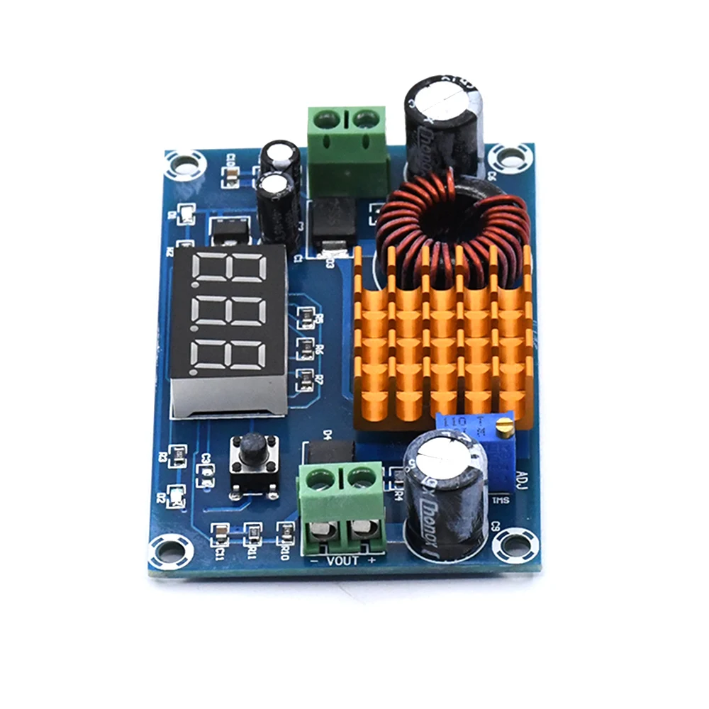 

Components Accessory DC 3V-35V to 5V-45V 5A Power Adjustable DC-DC Boost Digital Voltmeter XH-M411 Module
