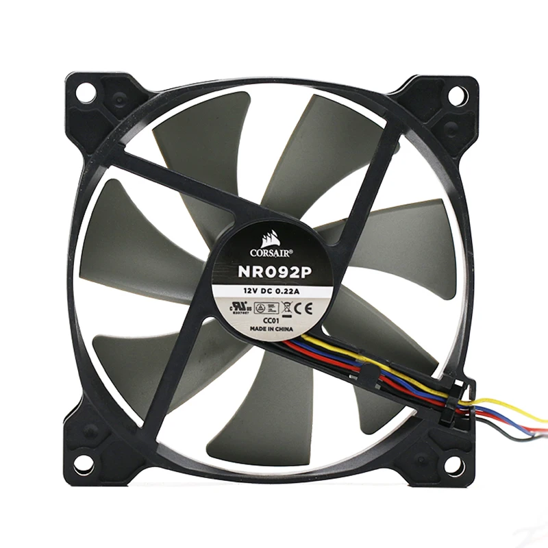 Np092p 9215cm 92mm DC 12V 4-Wire PWM Temperature Control Intelligent Speed CPU Case Fan | Компьютеры и офис