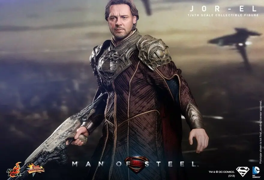 Горячие игрушки MMS201 Супермен Человек из стали Jor El Russell Crowe 1/6 фигурка|Игровые