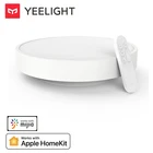 Умная потолочная Светодиодная лампа Yeelight, беспроводной светильник с затемнением, защита от пыли, для гостиной, Google Home, Apple HomeKit