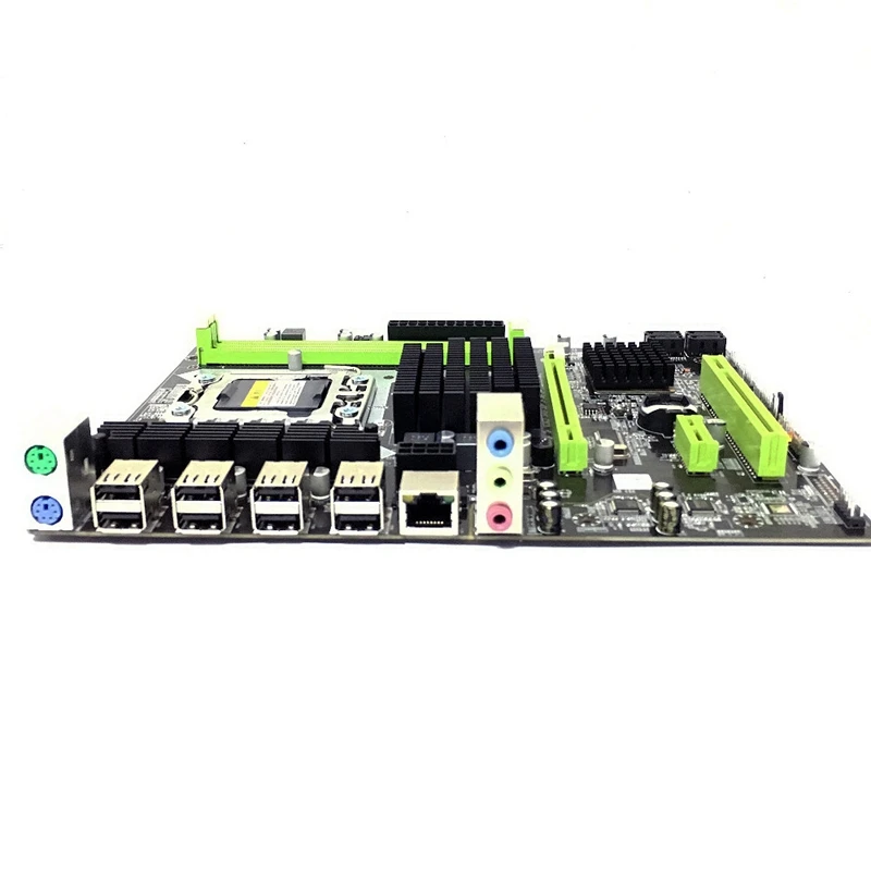 X58 Материнская плата Lga 1366 Ddr3 Ecc/Reg поддержка памяти для Xeon X5550 X5675 X5680 X5690 E5520 E5540