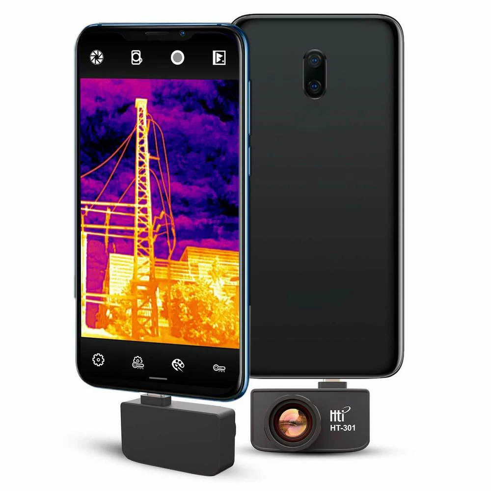 

Thermal Imaging Camera HT-101/HT-201/HT-301 Infrared Imager Mobile Phone Camera Video Recording Image Device for Android Type-C