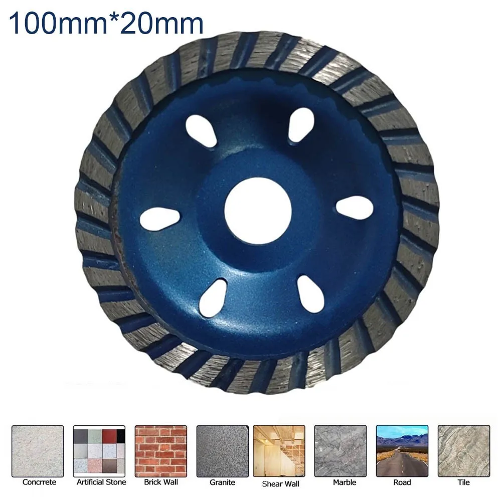 

4" 100mm 24T Diamond Grinding Circular Saw Blade Disc For Cutting Marble Granite Ceramic Tile Hard Material Power Tool Accessor