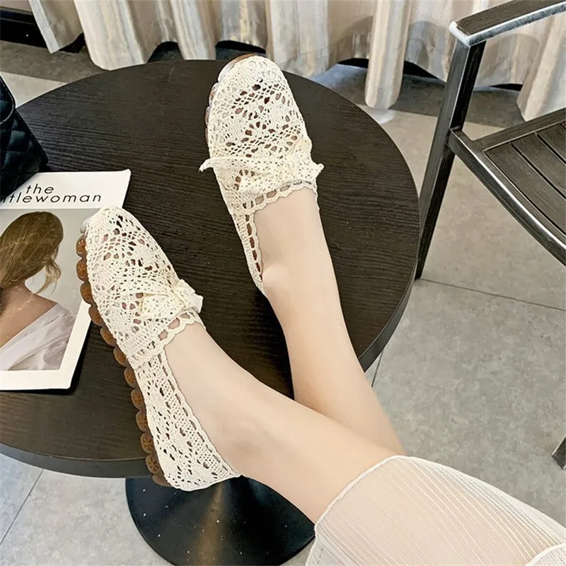 Новинка 2019 года дышащая сетчатая ткань обувь для беременных женщин в горошек с