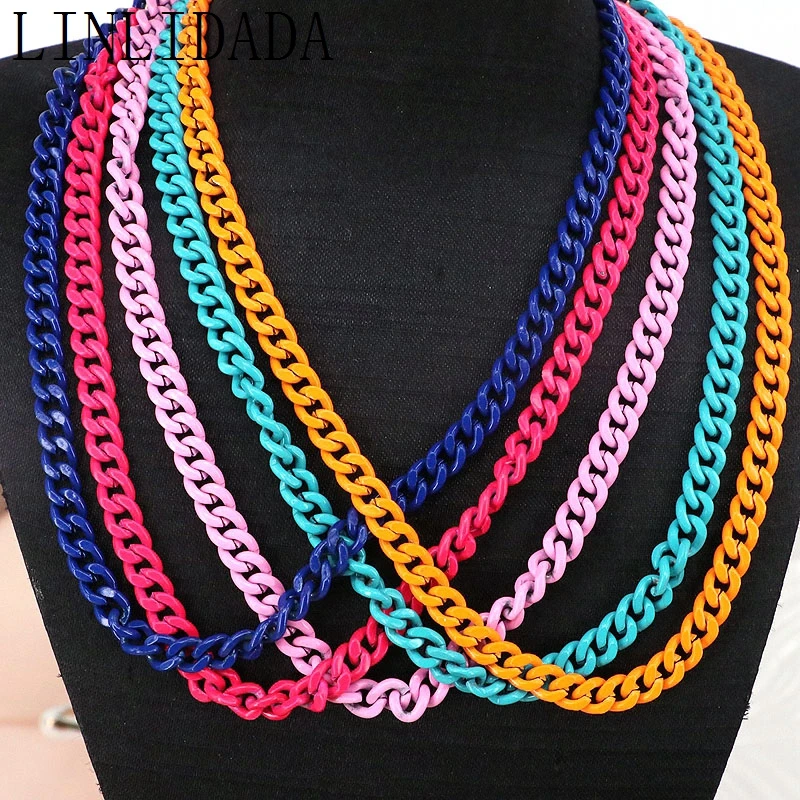 

5 шт., неоновые Чокеры 35 + 5 см для мужчин и женщин