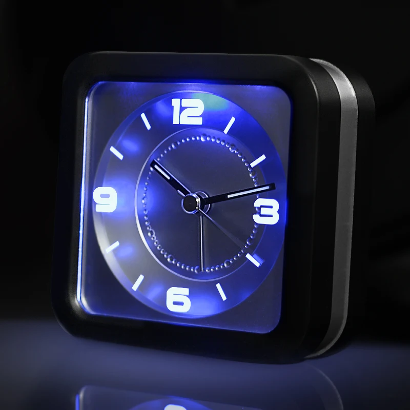 Часы Будильник немой Ночной светильник студенческие часы для кровати Детские
