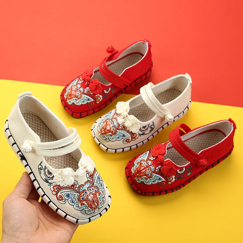 Новинка Повседневные Летние льняные туфли без шнуровки в китайском стиле на