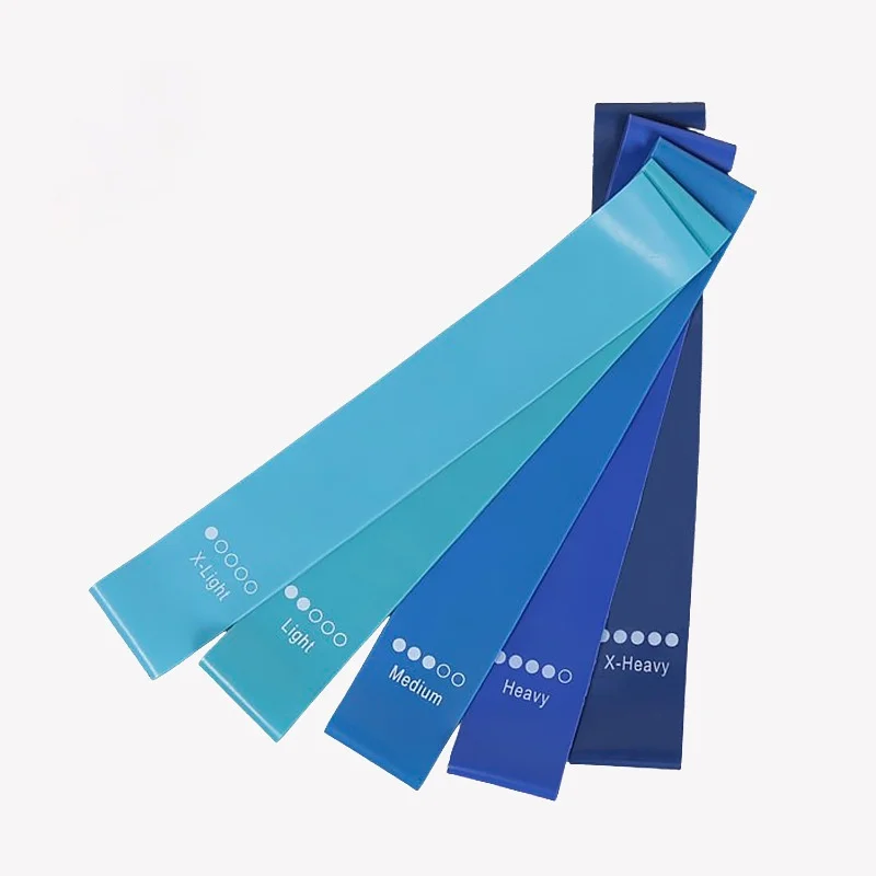 

0.35mm-1.1mm Pilates Sport Training Workout Elastic Bands 5 Colors Yoga Resistance Rubber Bands Indoor Outdoor Fitness Equipment