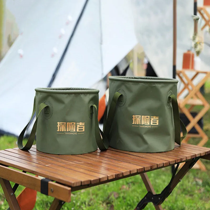 

TXZ 13L/20L на открытом воздухе складной круглый ведро Портативный бассейна Пикник Автомойка ванны для ног ведро для путешествий походный Пеший...