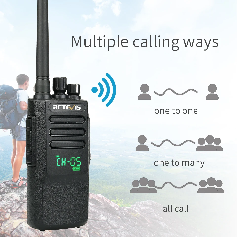 Высокая мощность DMR радио цифровой IP67 водонепроницаемый Walkie Talkie Retevis RT50 дисплей UHF VOX портативный двухсторонний радио Walkie-Talkie