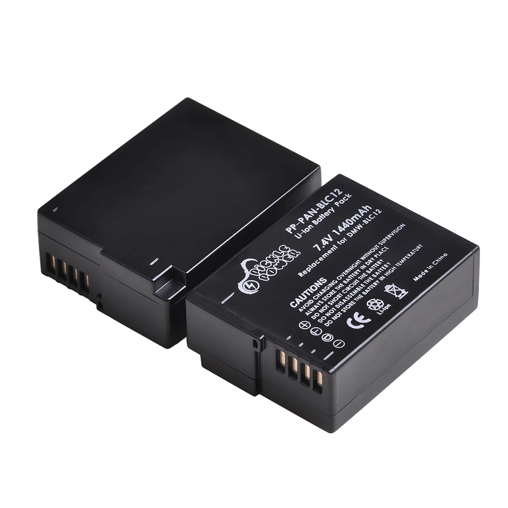 3 шт. DMW BLC12 BLC12E BLC12PP Батарея + Тип C двойной Зарядное устройство для цифрового