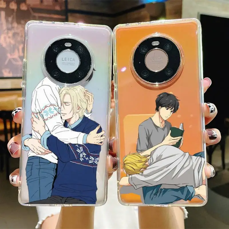 

Funny Japan Anime Banana Fish Phone Case For Huawei P20 30 pro lite Psmart 2019 Y5 6 7 Honor 8 10 i lite Mate 20lite