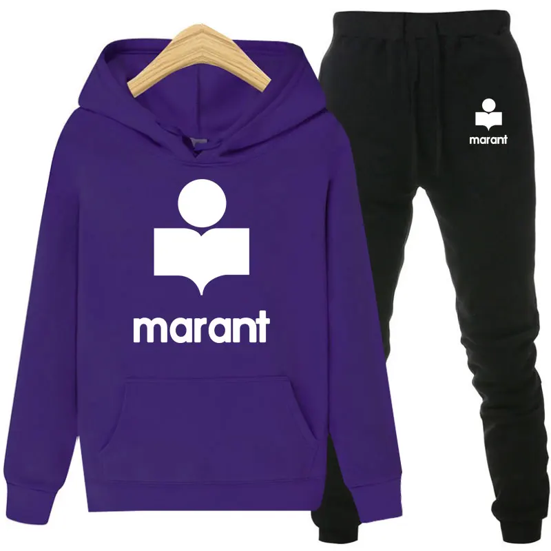 Осень зима 2021 лидер продаж брендовые комплекты из двух предметов толстовка