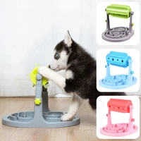 new cat bowl food leakage toy cat and dog food bowl drum leakage food device puzzle slow food device pet supplies j8a5349