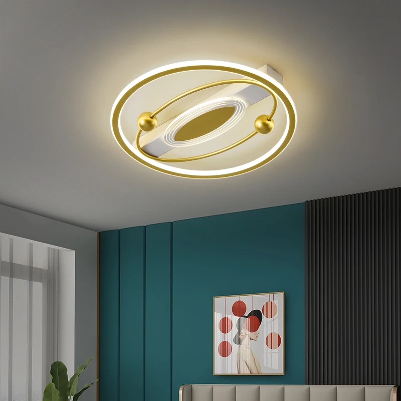 

New Design Round Ceiling Light Indoor Loft Home Decoration Led Lighting Plafond For Bedroom Kitchen Bathroom Aisle Fixture Lamp