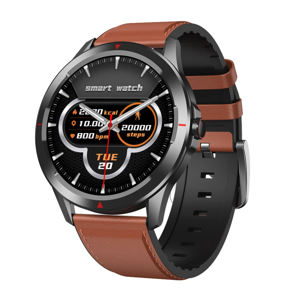 

360*360 Pixel Full Touch HD Screen Smart Watch Men Reject Call DIY Watch Face 5ATM Waterproof Weather Smartwatch for Android IOS