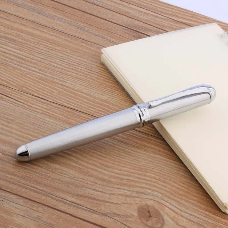 JINHAO X750 серебряные аксессуары из нержавеющей стали ручка-перьевая | Канцтовары