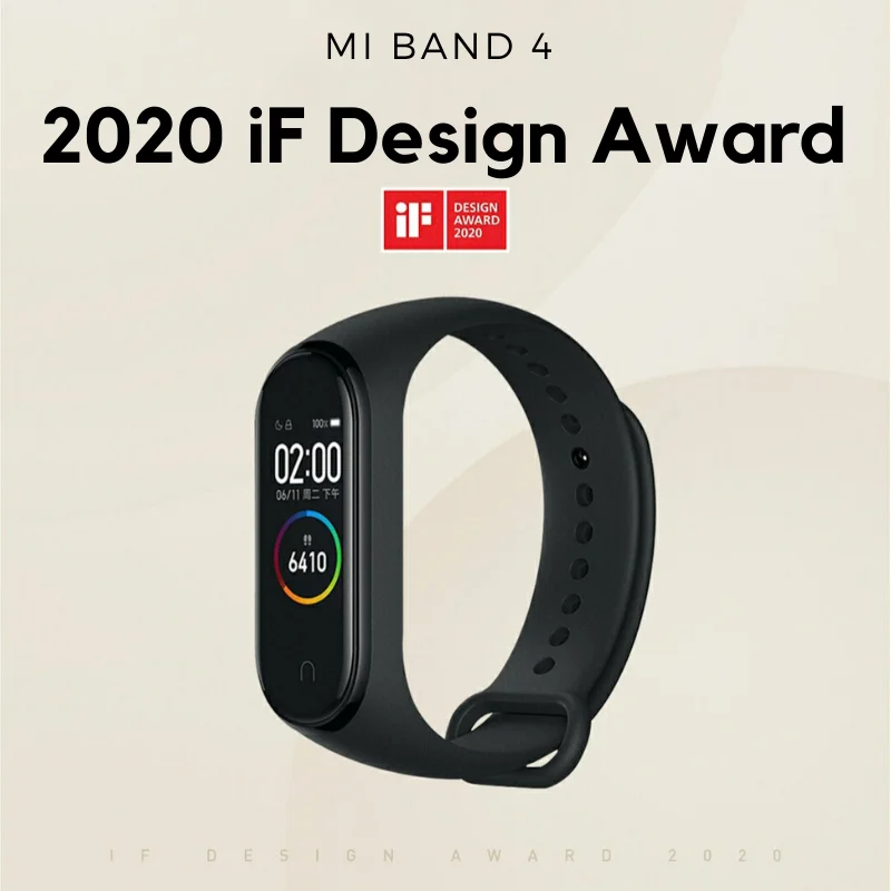 Xiaomi Mi Band 4 Смарт-часы с пульсометром и фитнес-трекером браслет цветным дисплеем