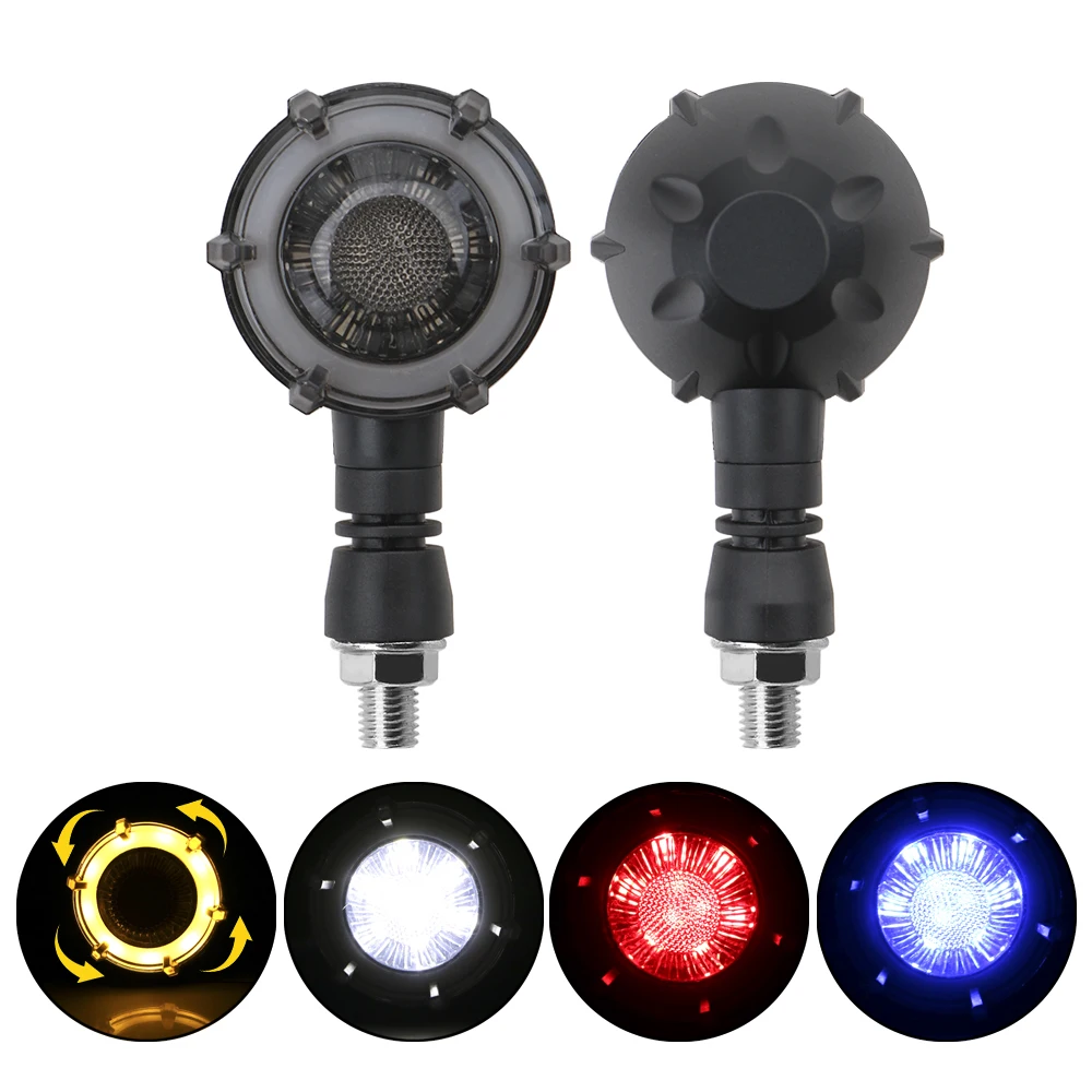 

LED Flashers Universal A Pair Turn Indicators Motorcycle Turn Signal Warning Lights DRL Signal Lamp Daytime Running Light