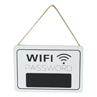 Подвесная доска с паролем Wi-Fi, деревянная настенная табличка с паролем Wi-Fi для дома и бизнеса