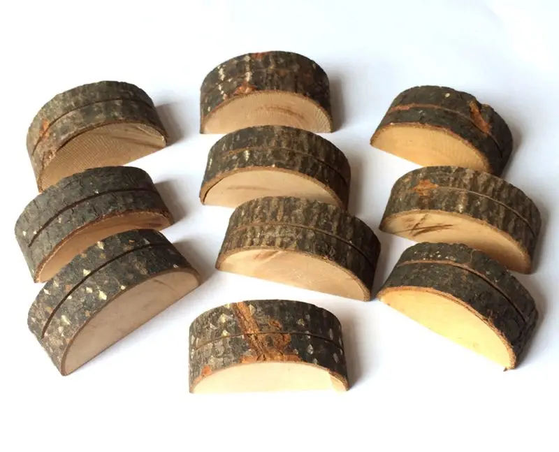 10 шт. в деревенском стиле из натурального дерева именная табличка номер место