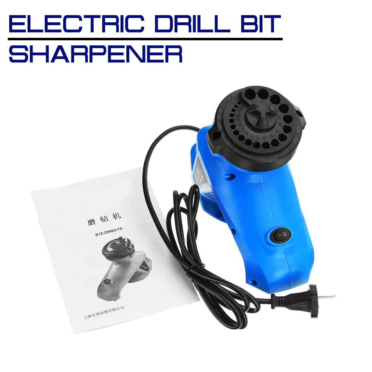 

Electric Drill Bit Sharpener Twist Drill Grinding Machine Drill Grinder 3-12mm 220V Drill Milling Machine