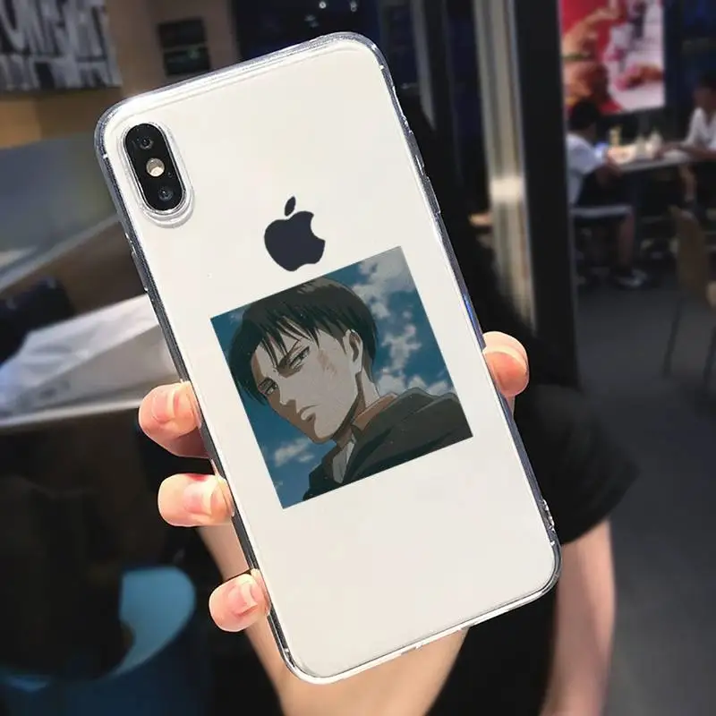 

Japan anime attack on titan Phone Case Transparent soft For iphone 5 5s 5c se 6 6s 7 8 11 12 plus mini x xs xr pro max