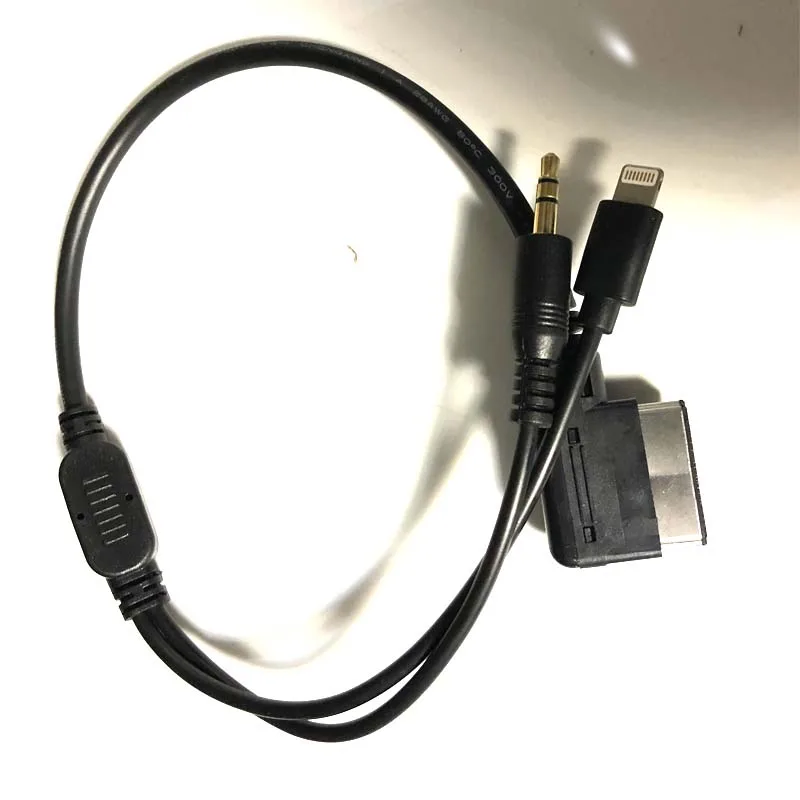 Автомобильный вспомогательный кабель AMI MDI MMI 3 5 мм MP3 адаптера для iPod iPhone 6 Audi A3 A8 Q5